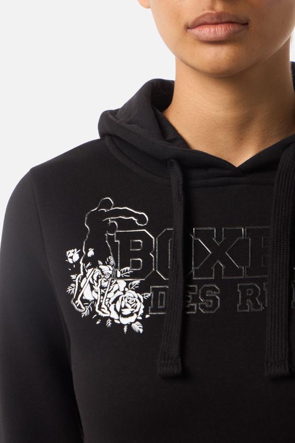Black-Titanium Graphic Hoodie Sweatshirt Black-Titanium