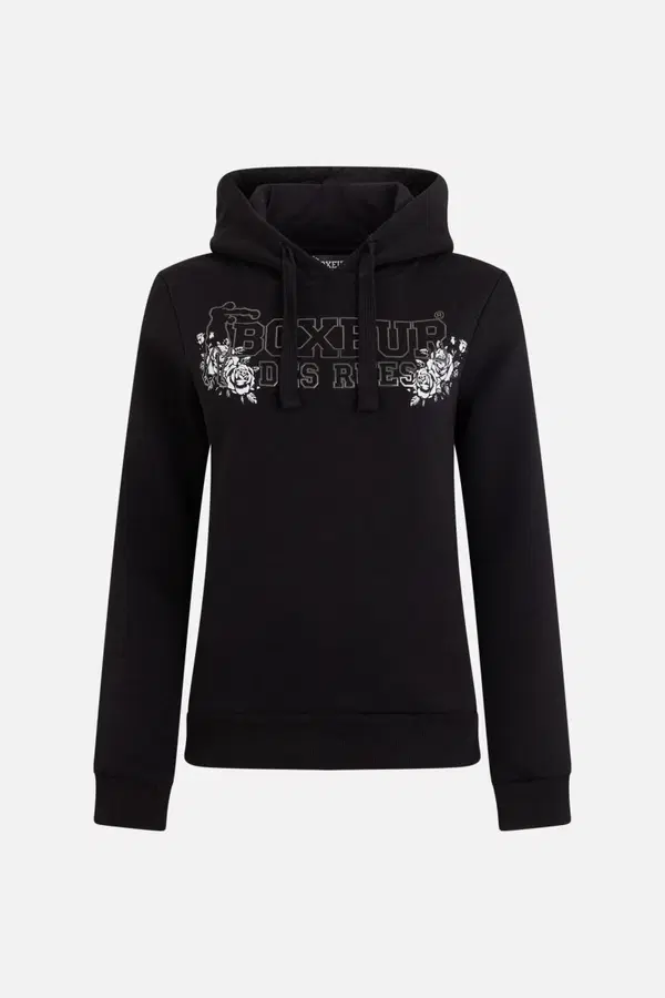 Black-Titanium Graphic Hoodie Sweatshirt Black-Titanium