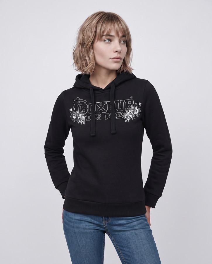 Black-Titanium Graphic Hoodie Sweatshirt Black-Titanium