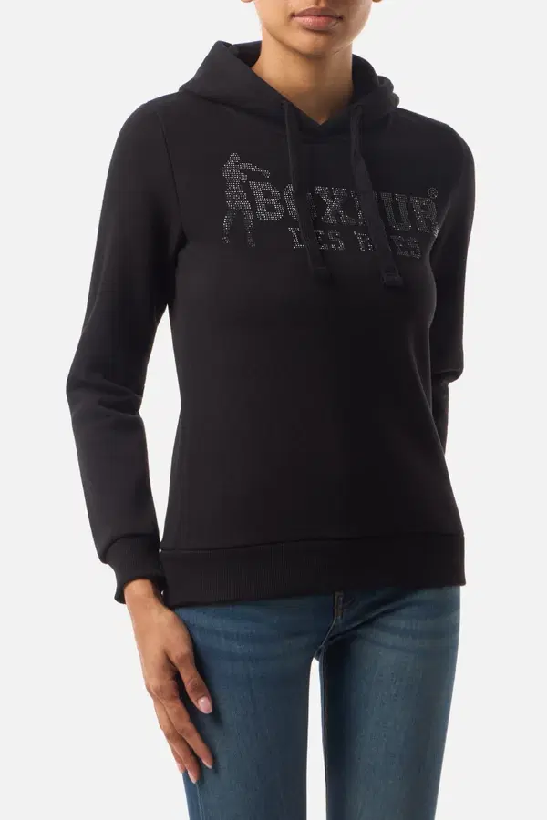 Black Hoodie Sweatshirt Black