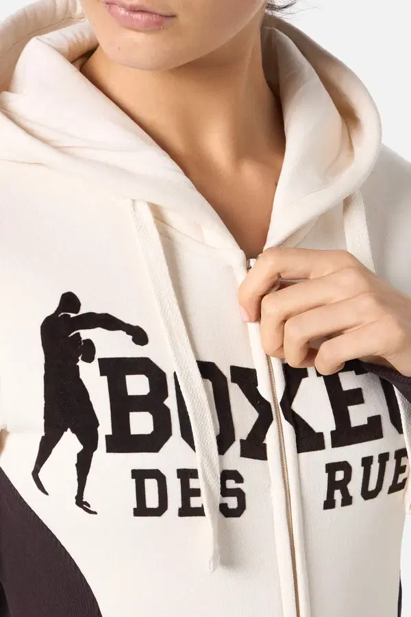 Warm Blank Zip Hoodie With Logo Warm Blank