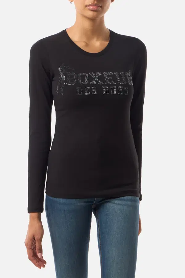 Black Long Sleeve T-Shirt Black
