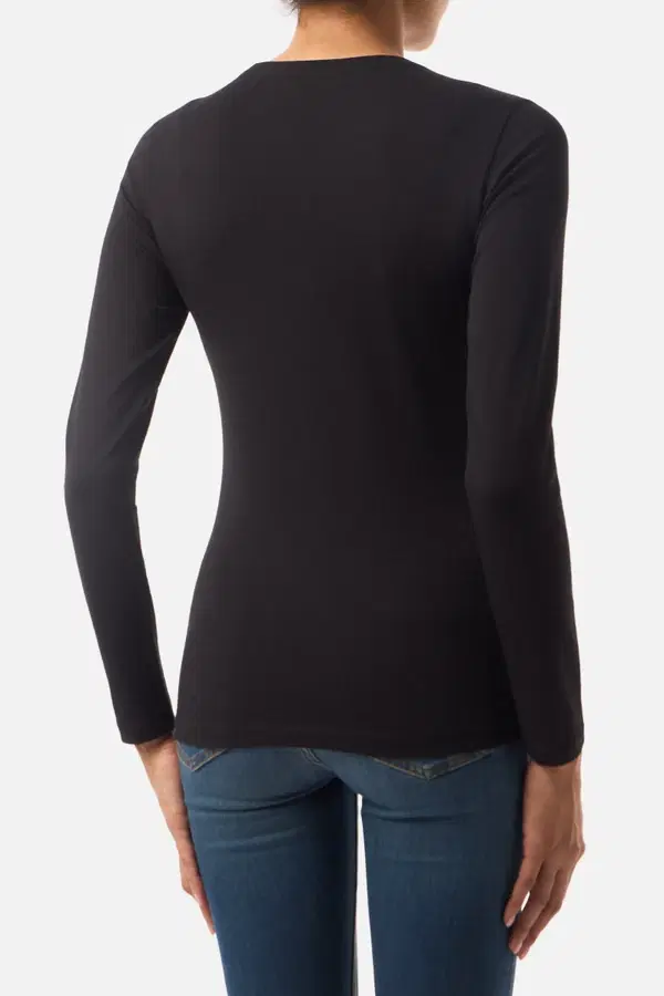 Black Long Sleeve T-Shirt Black