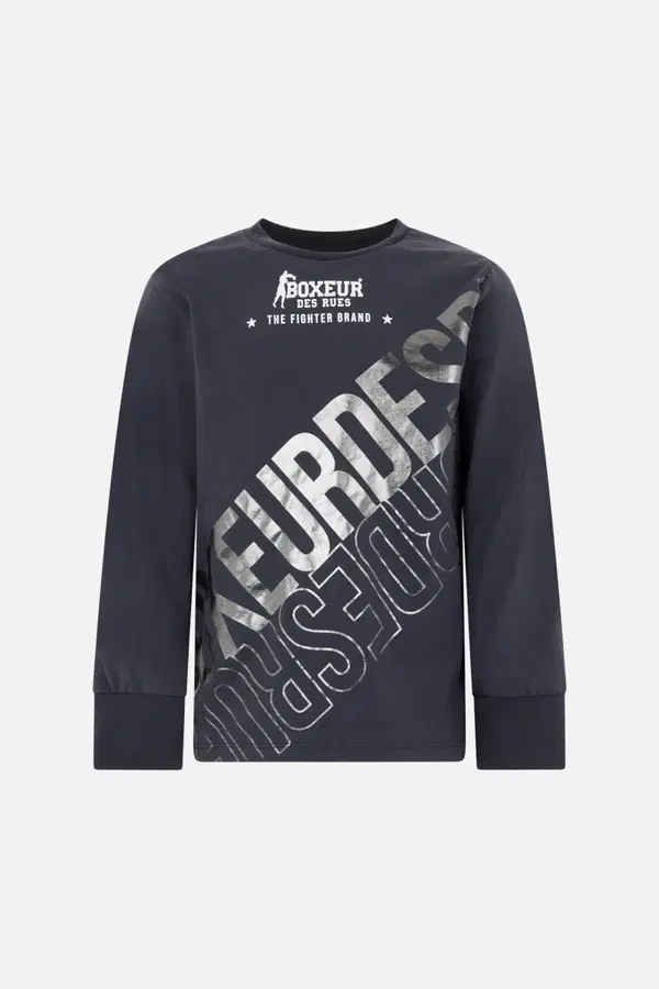 T-Shirt Manica Lunga Anthracite