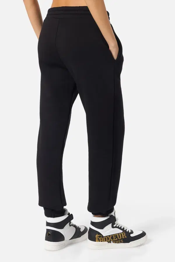 Black Essential Joggers Black