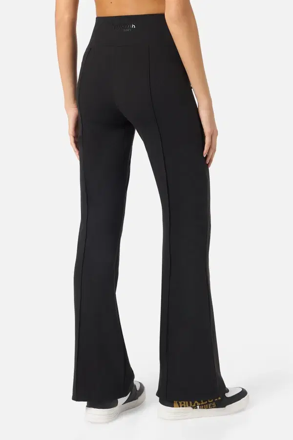 Leggings A Zampa Nero