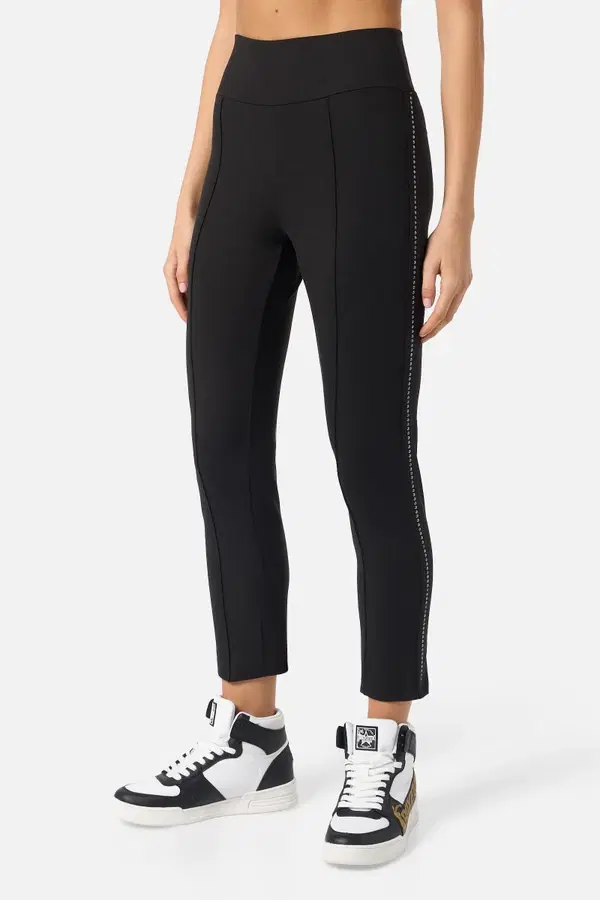 Black 3/4 Leggings Black