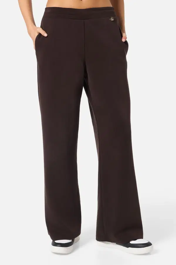 Pantalone Lungo Ampio Chocolate Fondant Made In Italy