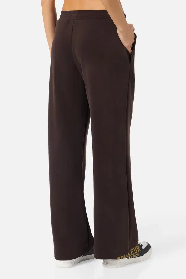 Pantalone Lungo Ampio Chocolate Fondant Made In Italy