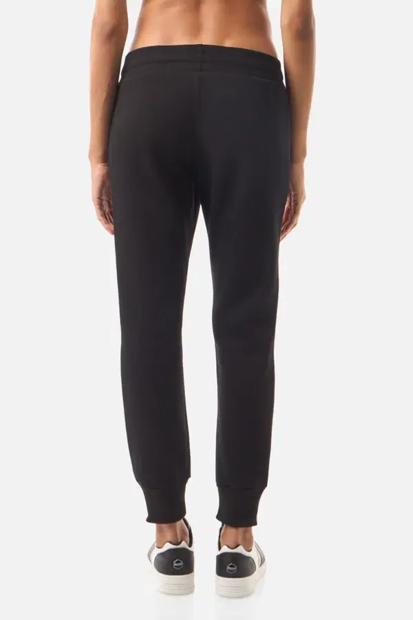 Black Long Pant With Rhinestone Black