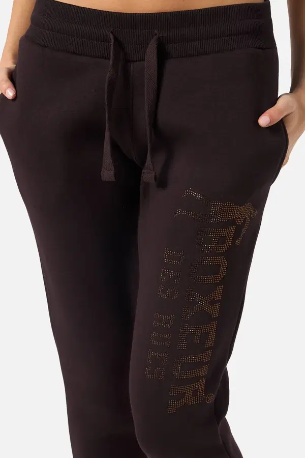 Chocolate Fondant Long Pant With Rhinestone Chocolate Fondant