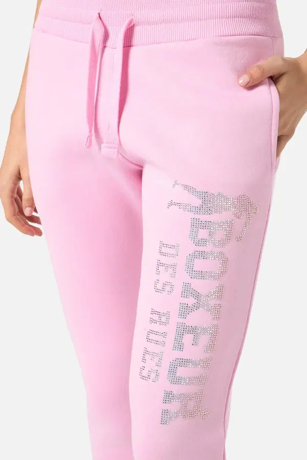 Rose Long Pant With Rhinestone Rose