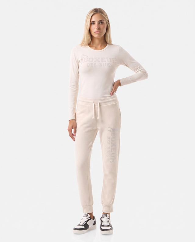 Warm Blank Long Pant With Rhinestone Warm Blank
