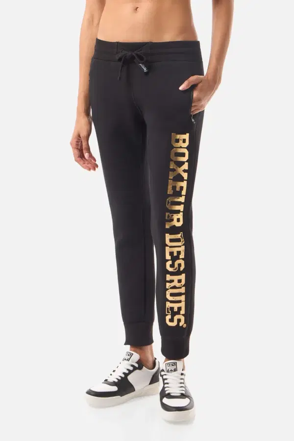 Black-Gold Logo Joggers Black-Gold