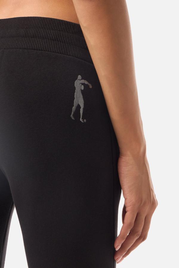 Pantalone Logo Nero-Titanio