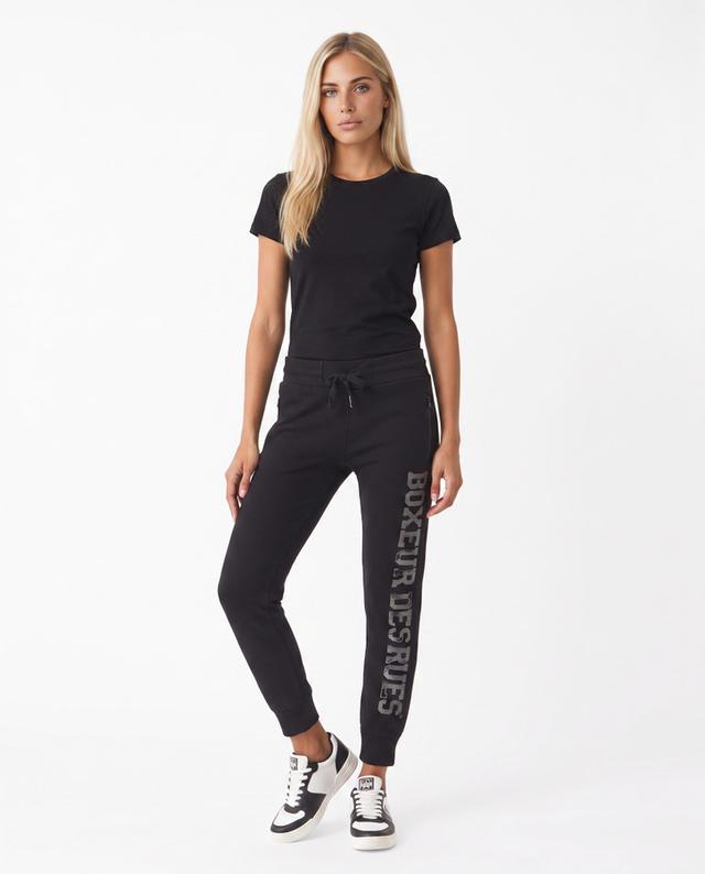 Pantalone Logo Nero-Titanio