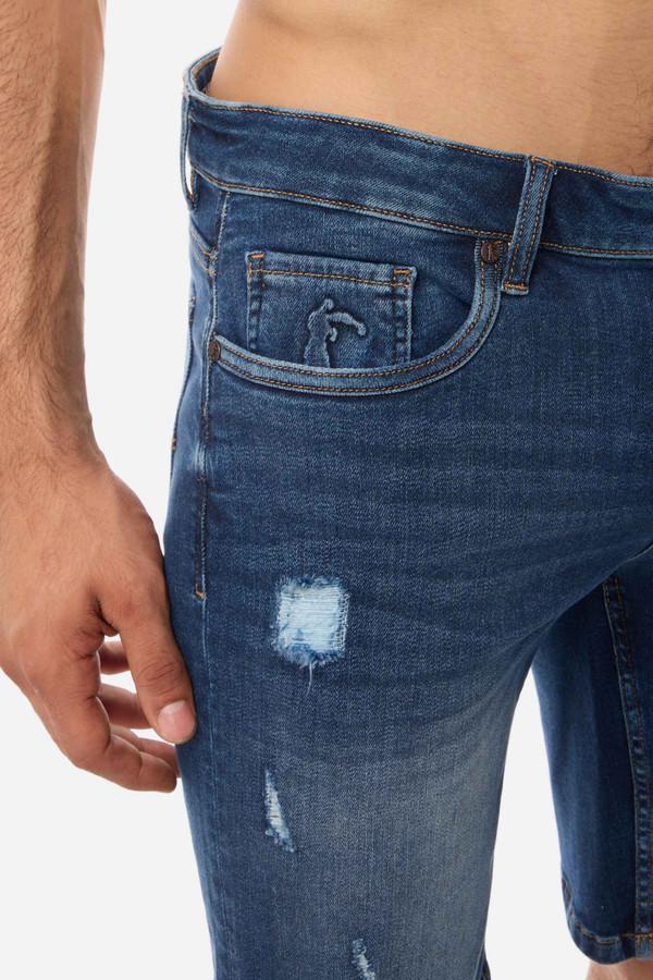 Regular Short Jeans Dark Blue Dark Blue