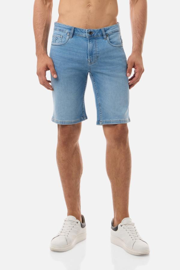 Regular Short Jeans Mid Blue Mid Blue