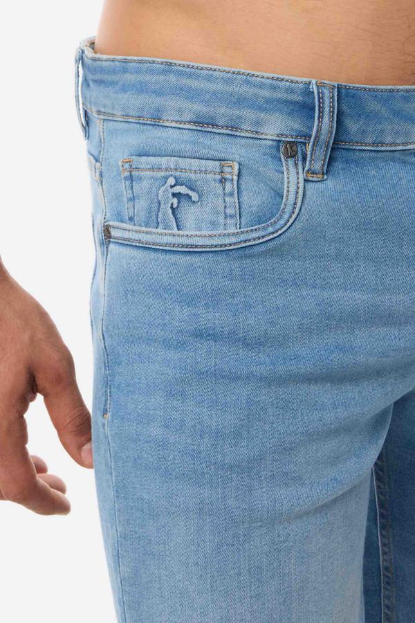 Regular Short Jeans Mid Blue Mid Blue