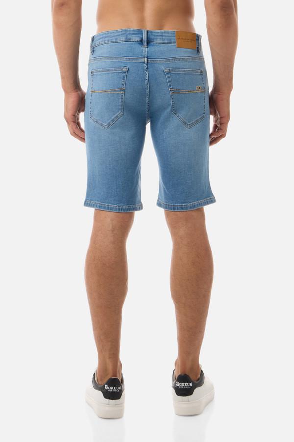 Regular Short Jeans Mid Blue Mid Blue