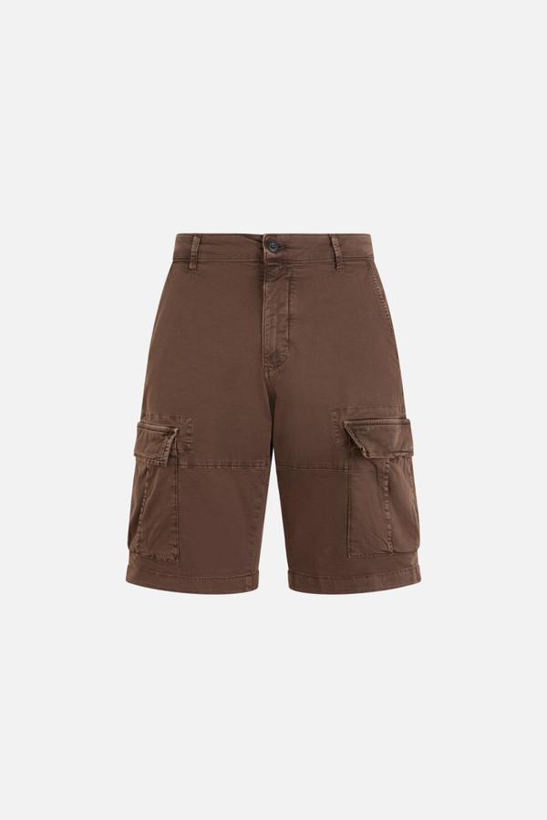 Vintage Effect Short Cargo Mud
