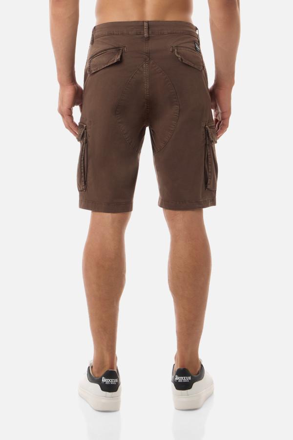 Vintage Effect Short Cargo Mud