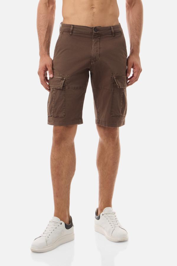 Vintage Effect Short Cargo Mud