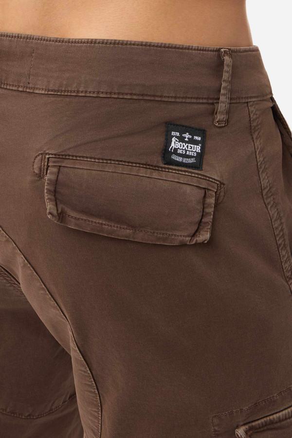 Vintage Effect Short Cargo Mud