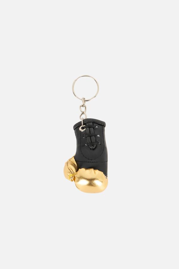 Gloves Keychain Shiny Gold